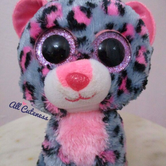 TY Beanie Boos Tasha Leopard Kitty Beanie Plush - Picture 6 of 8